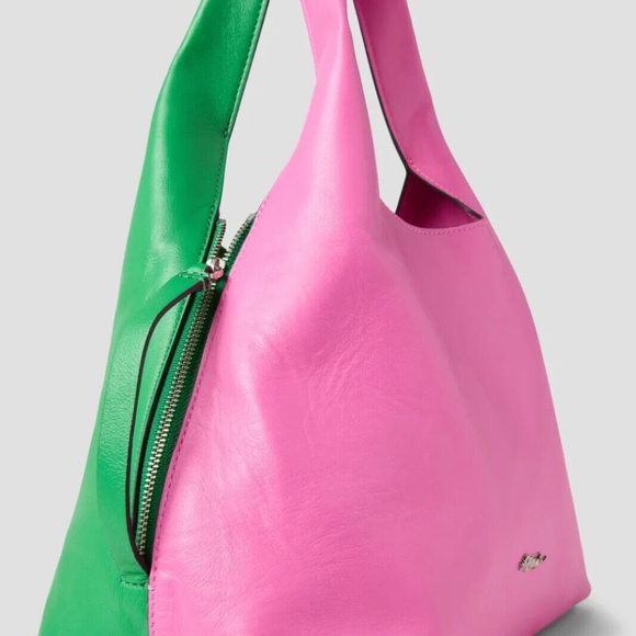 3.1 Phillip Lim Accessories Two-Toned Prism Tote Bag Pink Green $595 - Picture 2 of 15